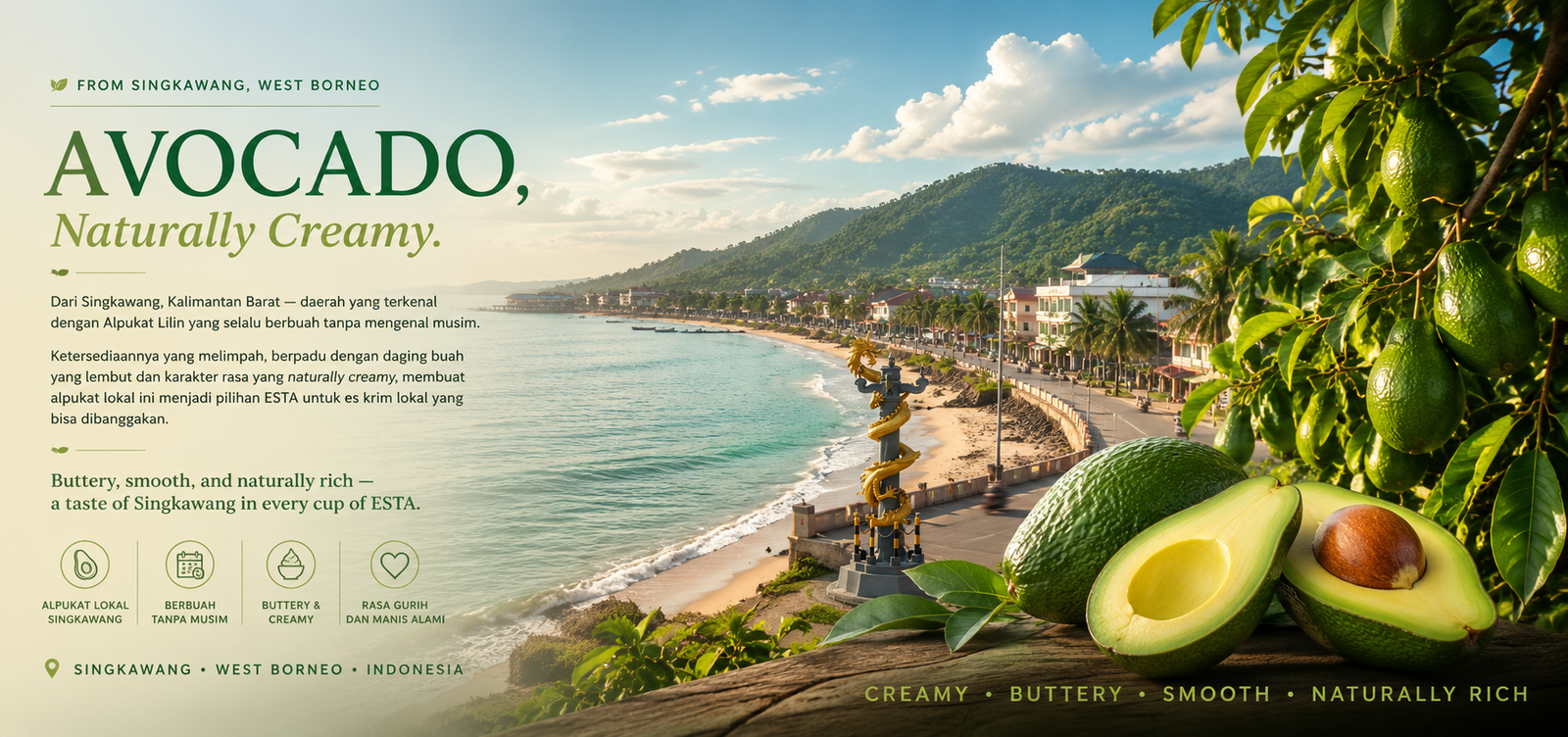 ESTA Avocado story from Singkawang, West Borneo